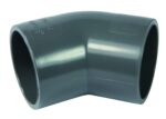 PVC-U Winkel 45° 2fach Klebemuffe