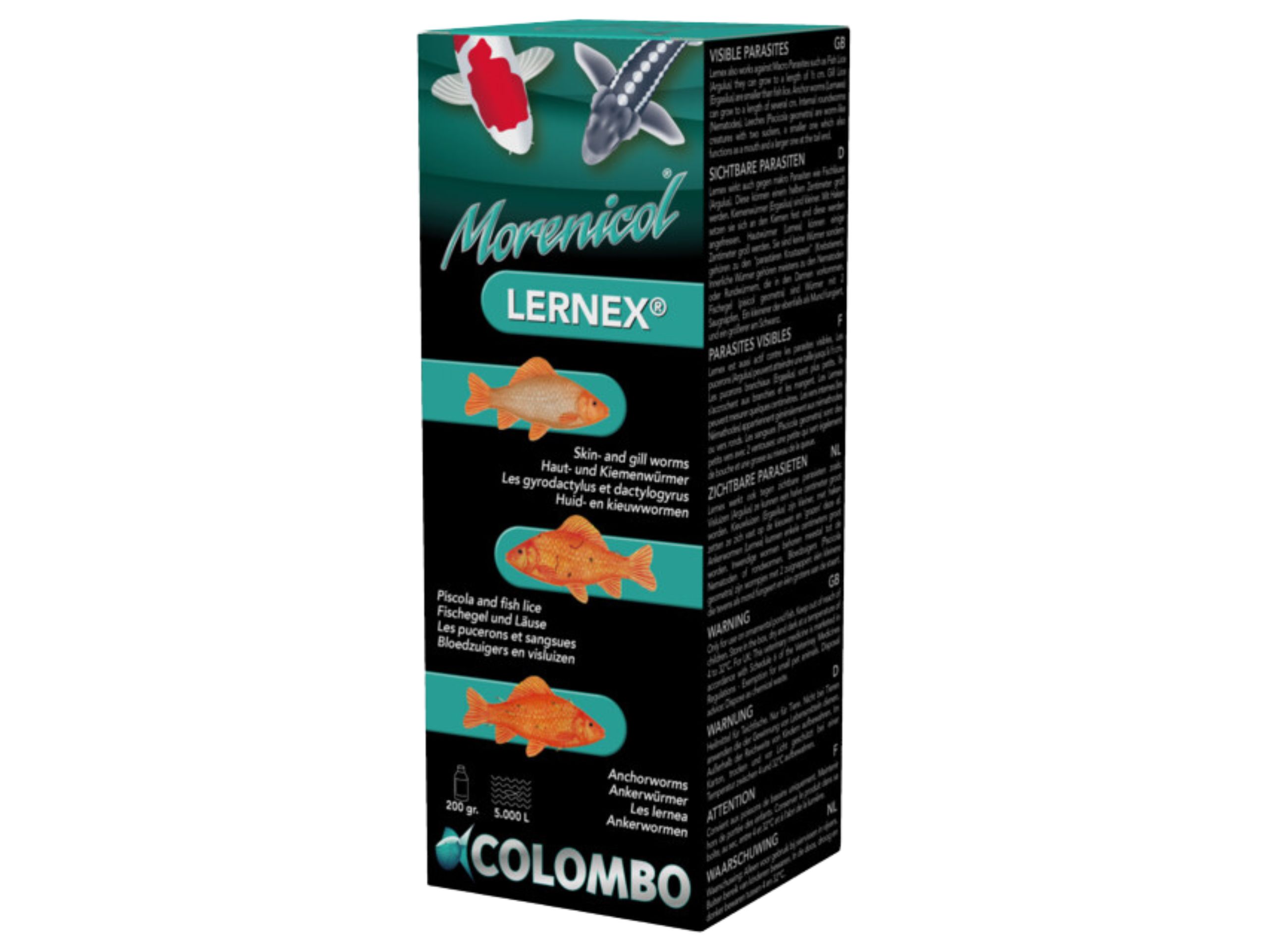 Colombo_Lernex_200g Medikament für Koi gegen Würmer