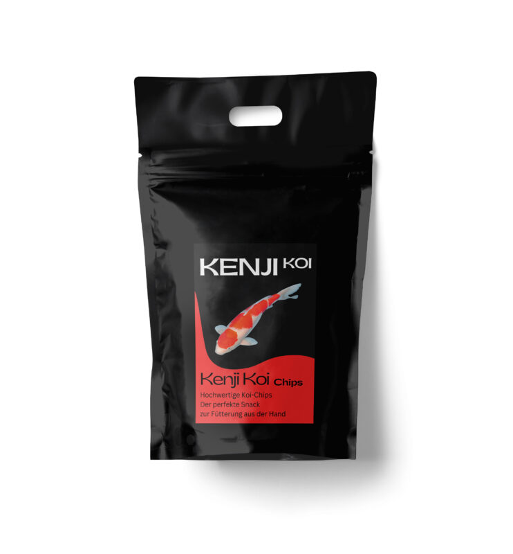 Snack für Koi in Chips-Form