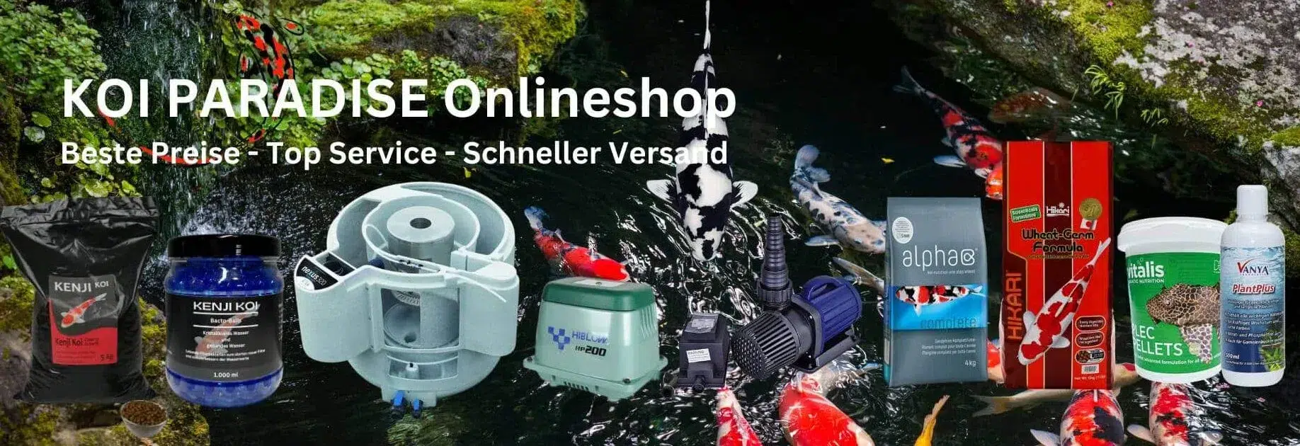 Koi-Futter Online Shop