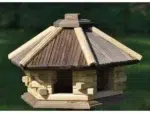 Vogelhaus 6-eckig ohne Futtersilo – Bild 6