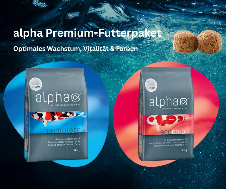 alpha Premium-Futterpaket alpha Koifutter Premiumfutter-Paket 5kg – Bild 1